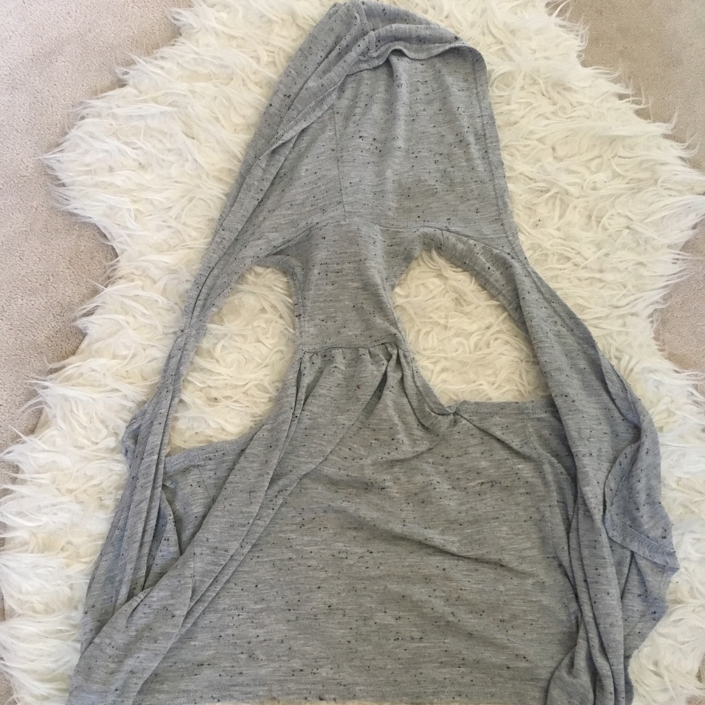 Hooded sweater vest